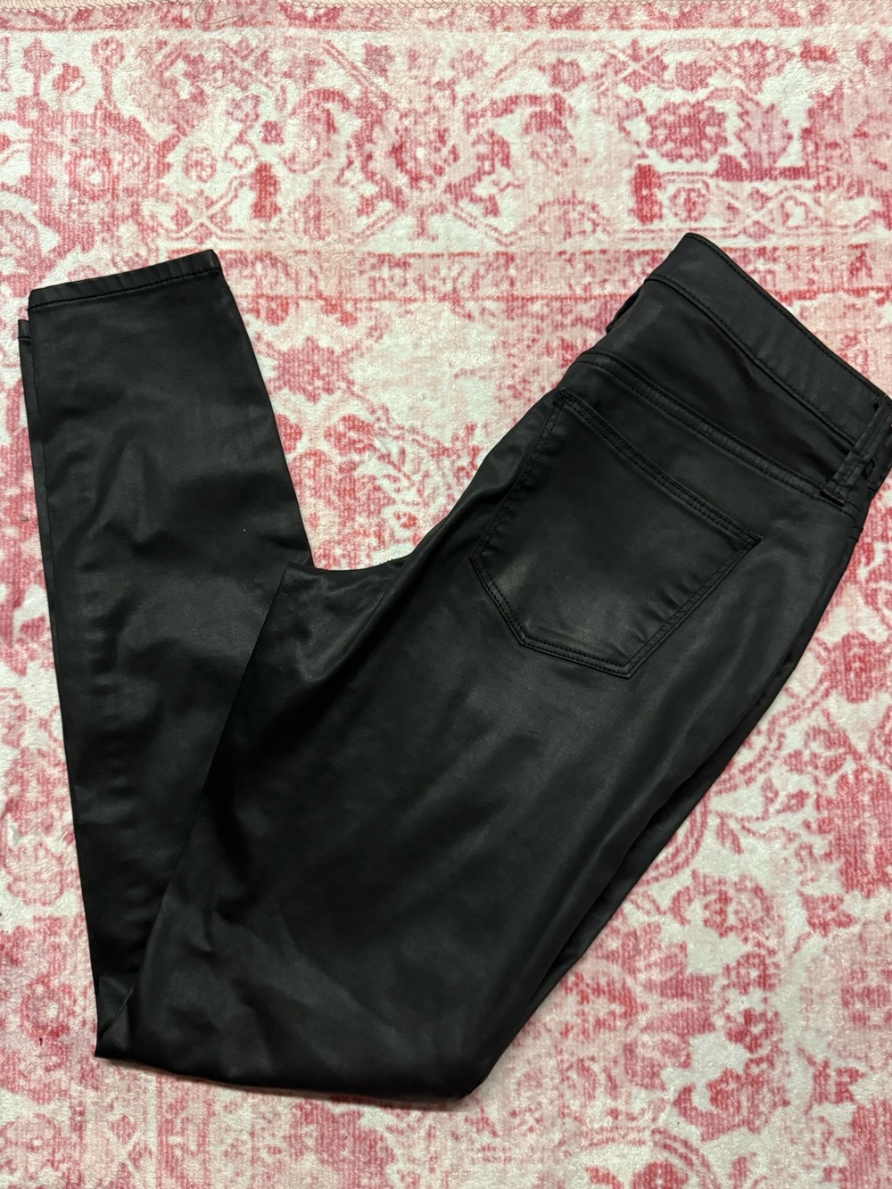 Women’s Black Coated Skinny Jeans 27R